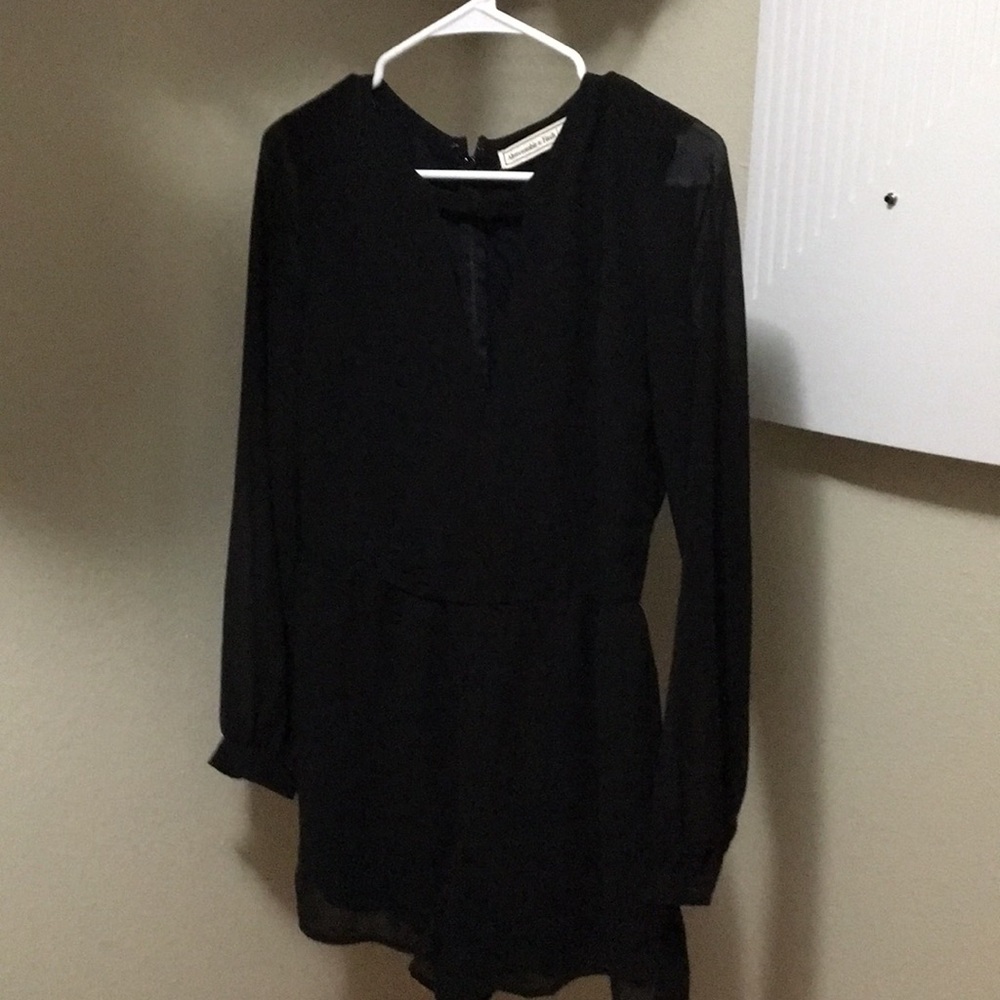 Never worn - black Abercrombie romper!